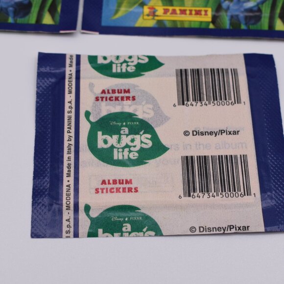 7x Pack Disney Pixar a Bug's Life Panini Vintage Stickers Made in Italy 1990s - Picture 6 of 6